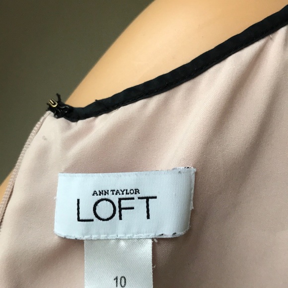 ANN TAYLOR Silk sleeveless ruffle Dress - Picture 4 of 5